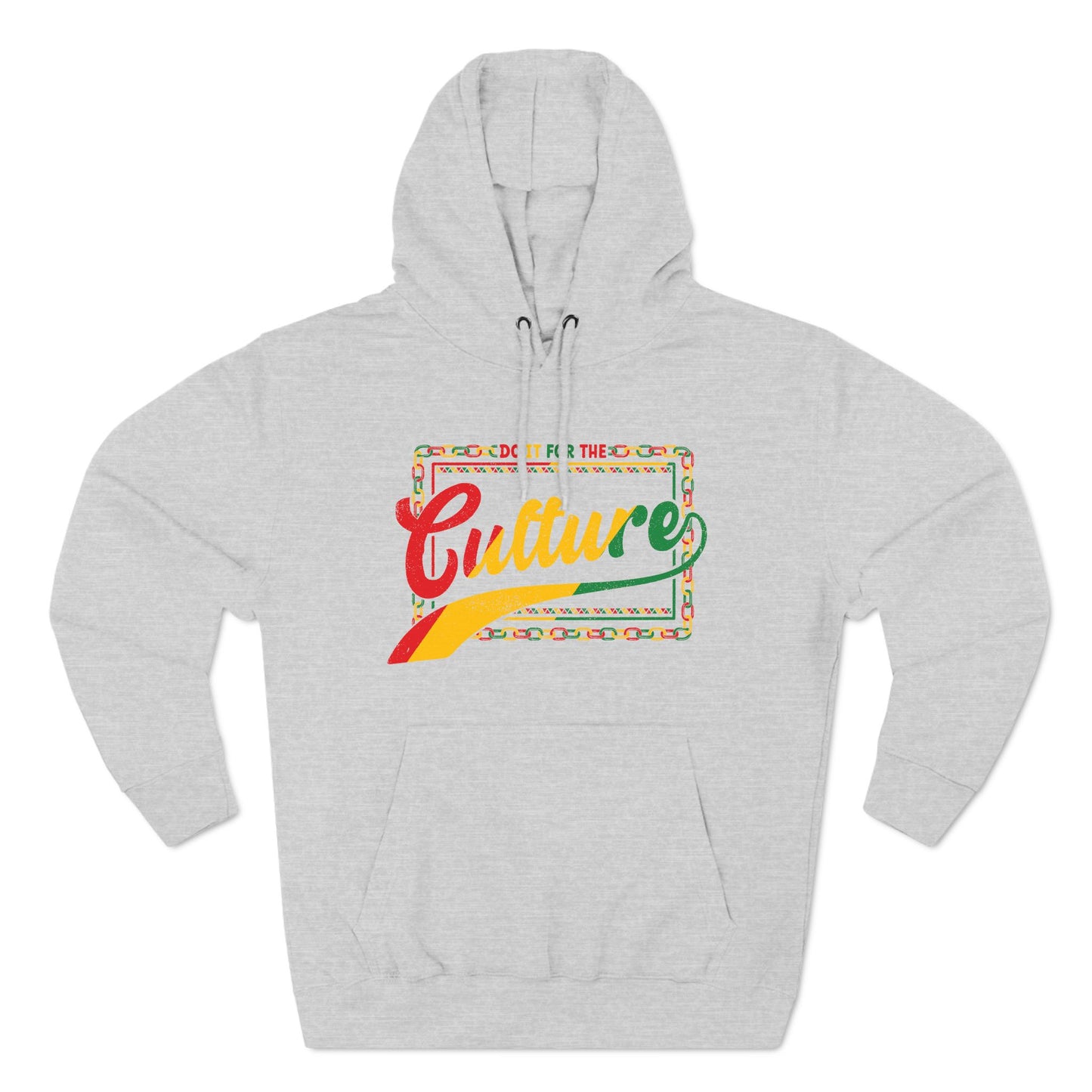 Do it for the culture Three-Panel Fleece Hoodie