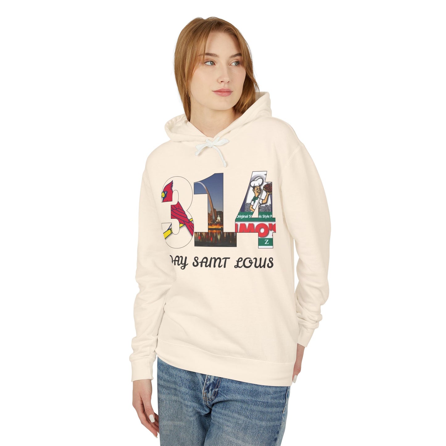 314 Day Saint Louis Unisex Lightweight Hooded Sweatshirt