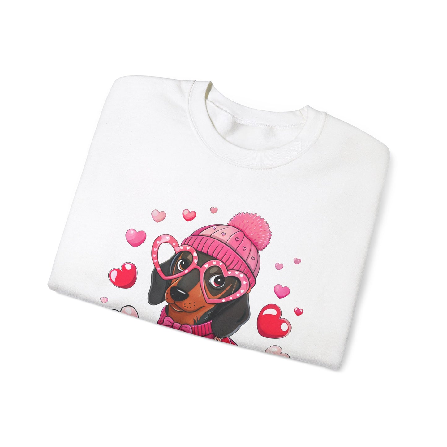 dog valentine Crewneck Sweatshirt