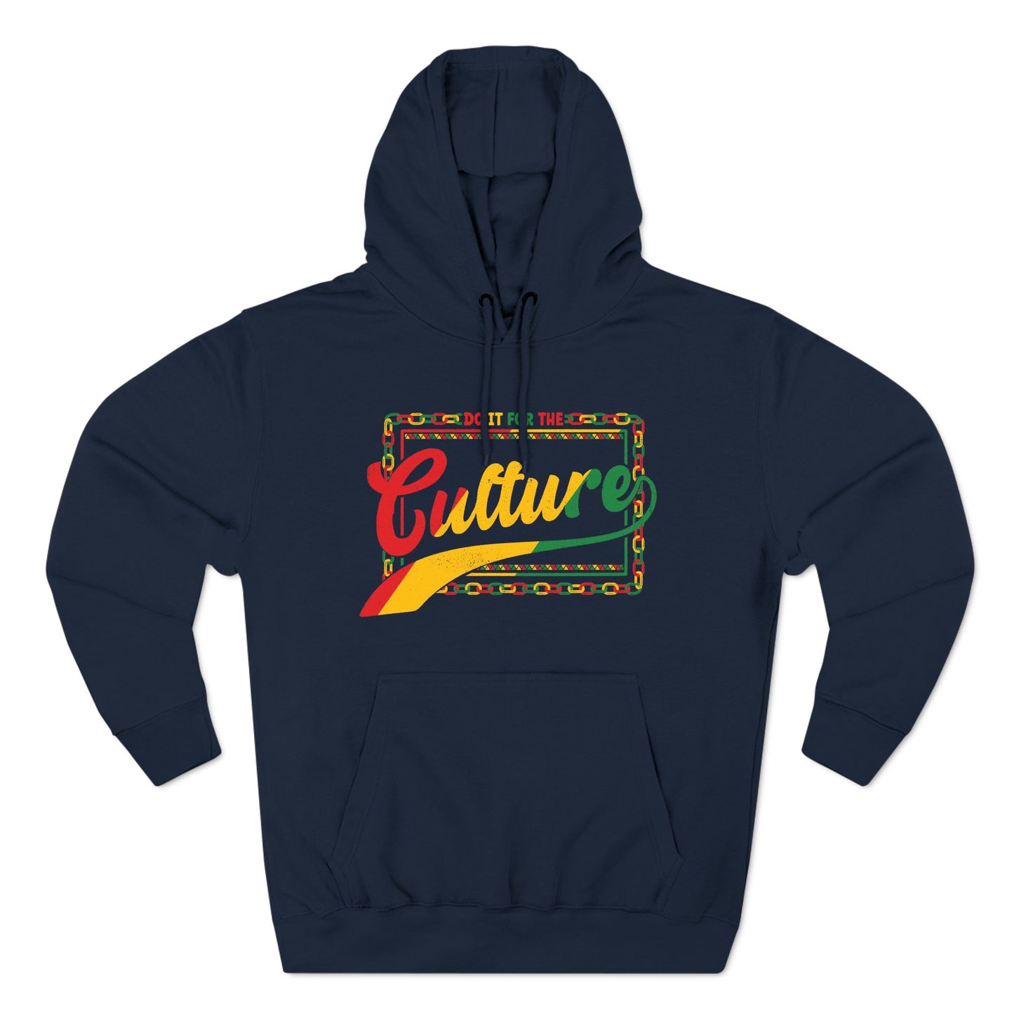 Do it for the culture Three-Panel Fleece Hoodie