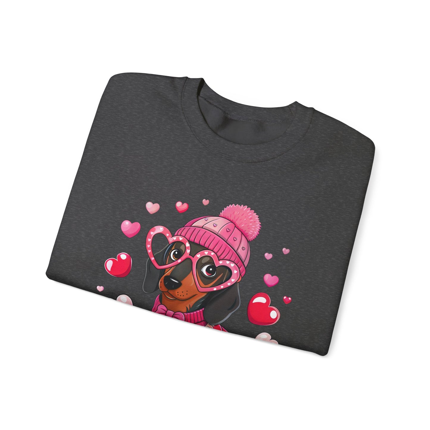 dog valentine Crewneck Sweatshirt