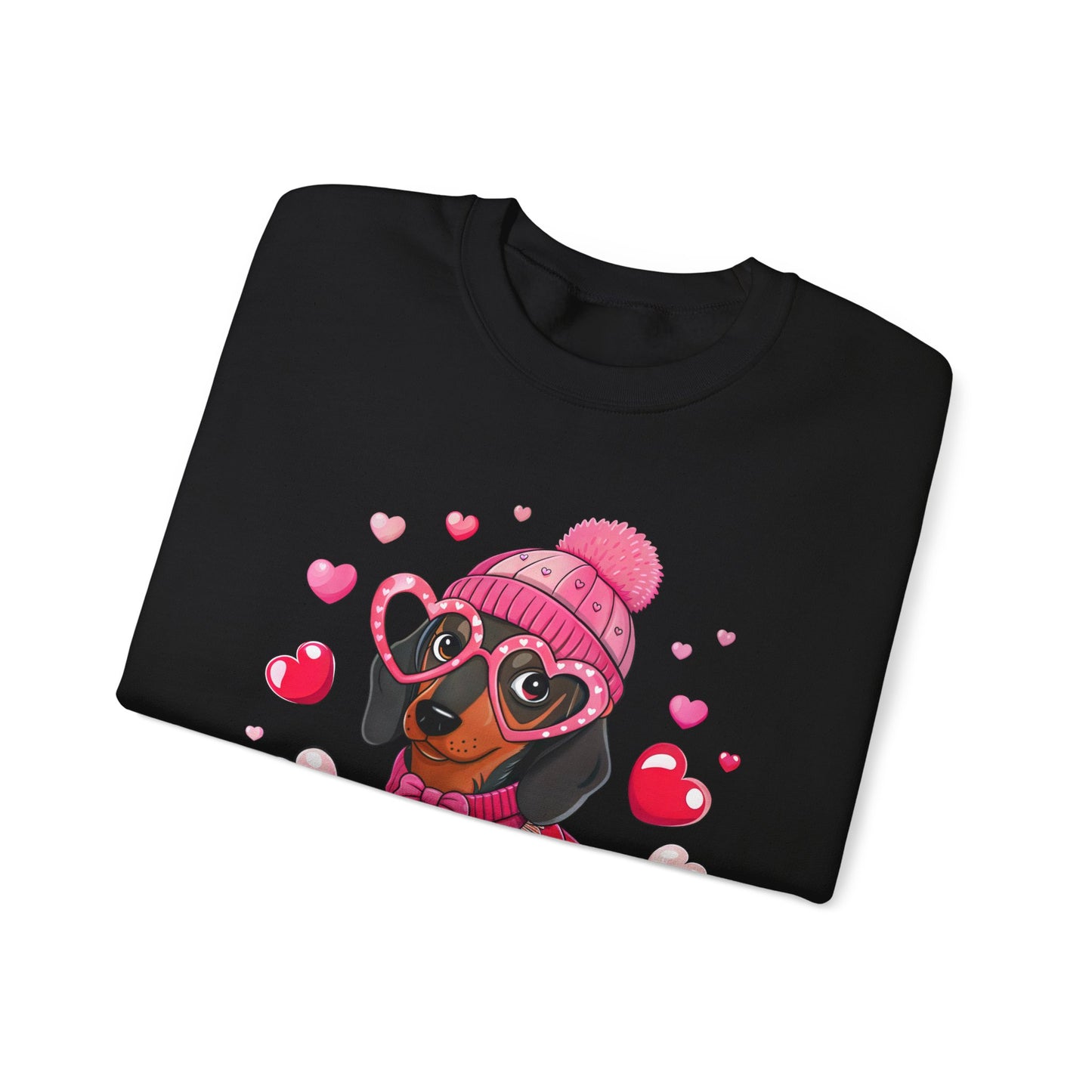 dog valentine Crewneck Sweatshirt