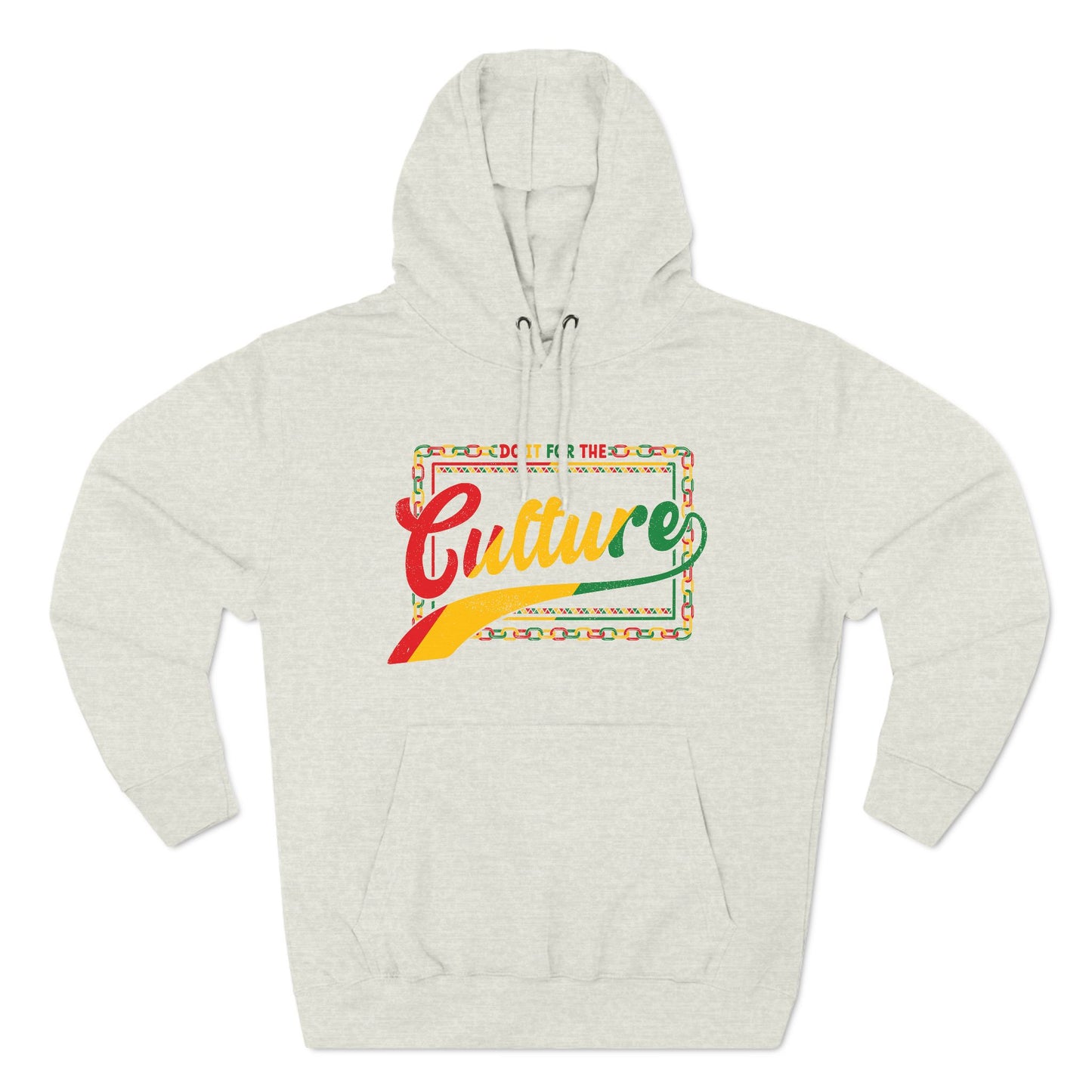 Do it for the culture Three-Panel Fleece Hoodie