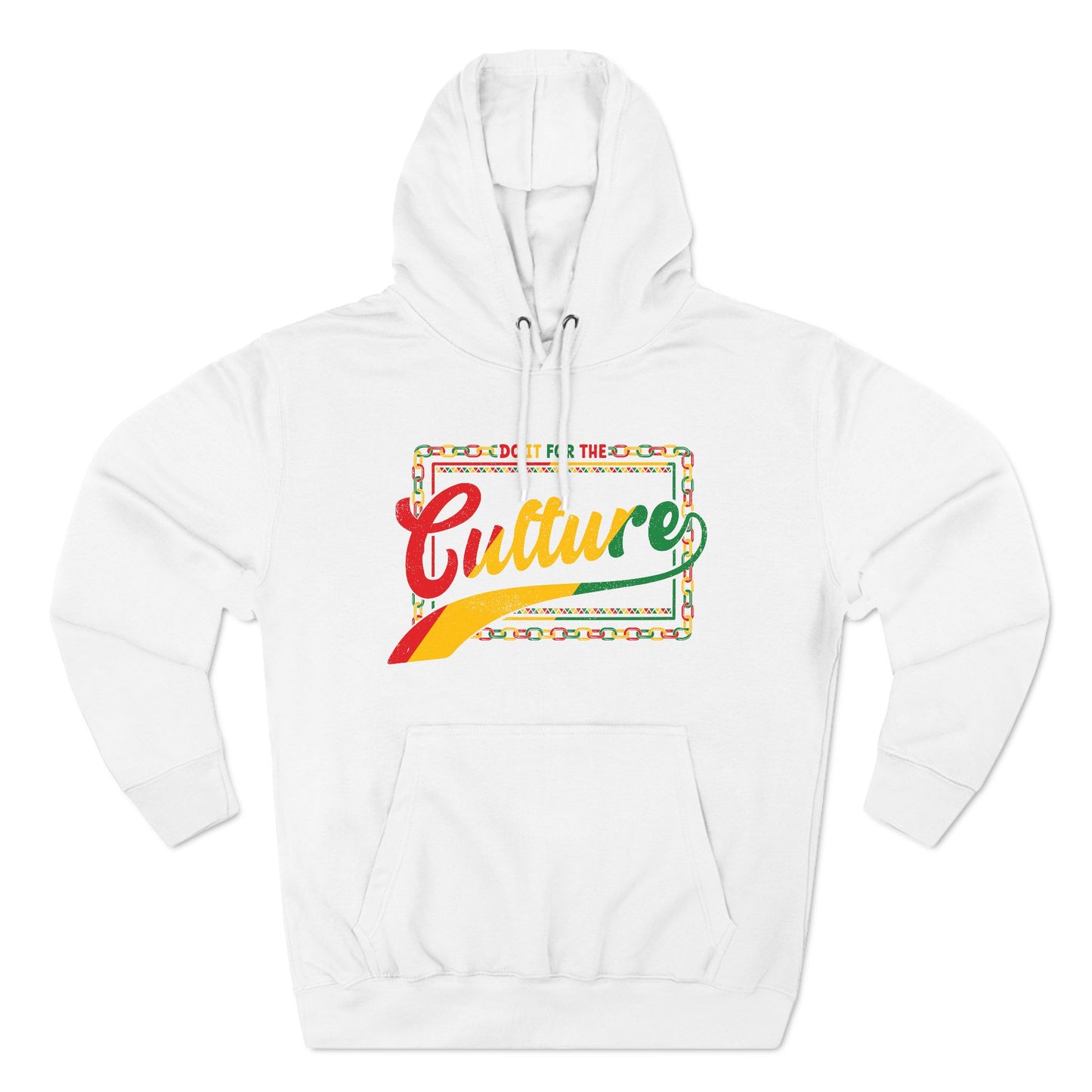 Do it for the culture Three-Panel Fleece Hoodie