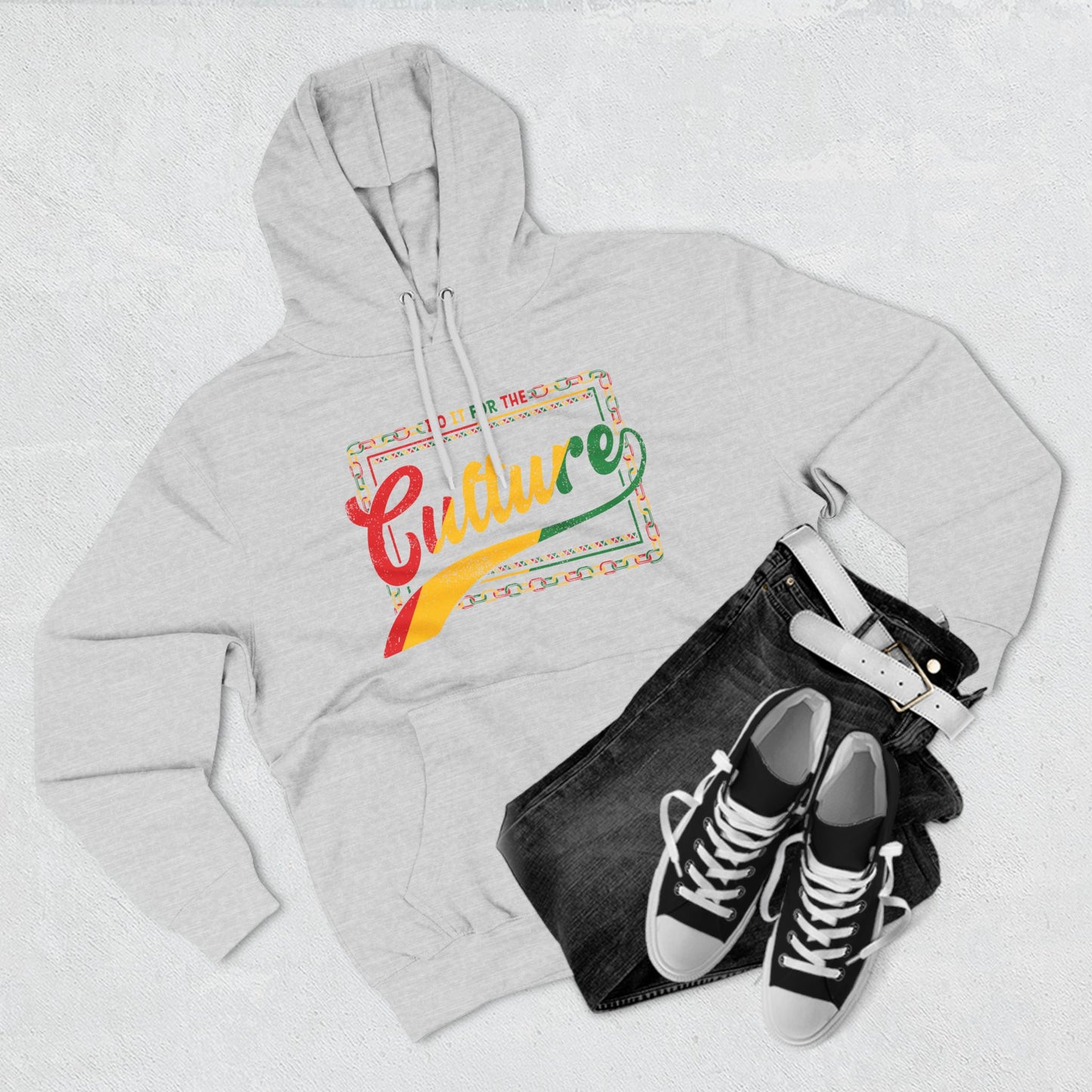 Do it for the culture Three-Panel Fleece Hoodie